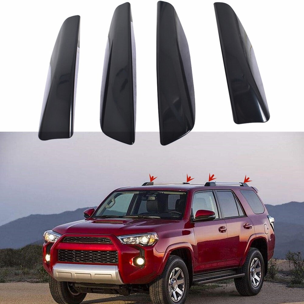 4Pcs Roof Rack Rail End Cover Shell Replacement for 2003-2009 4Runner N210