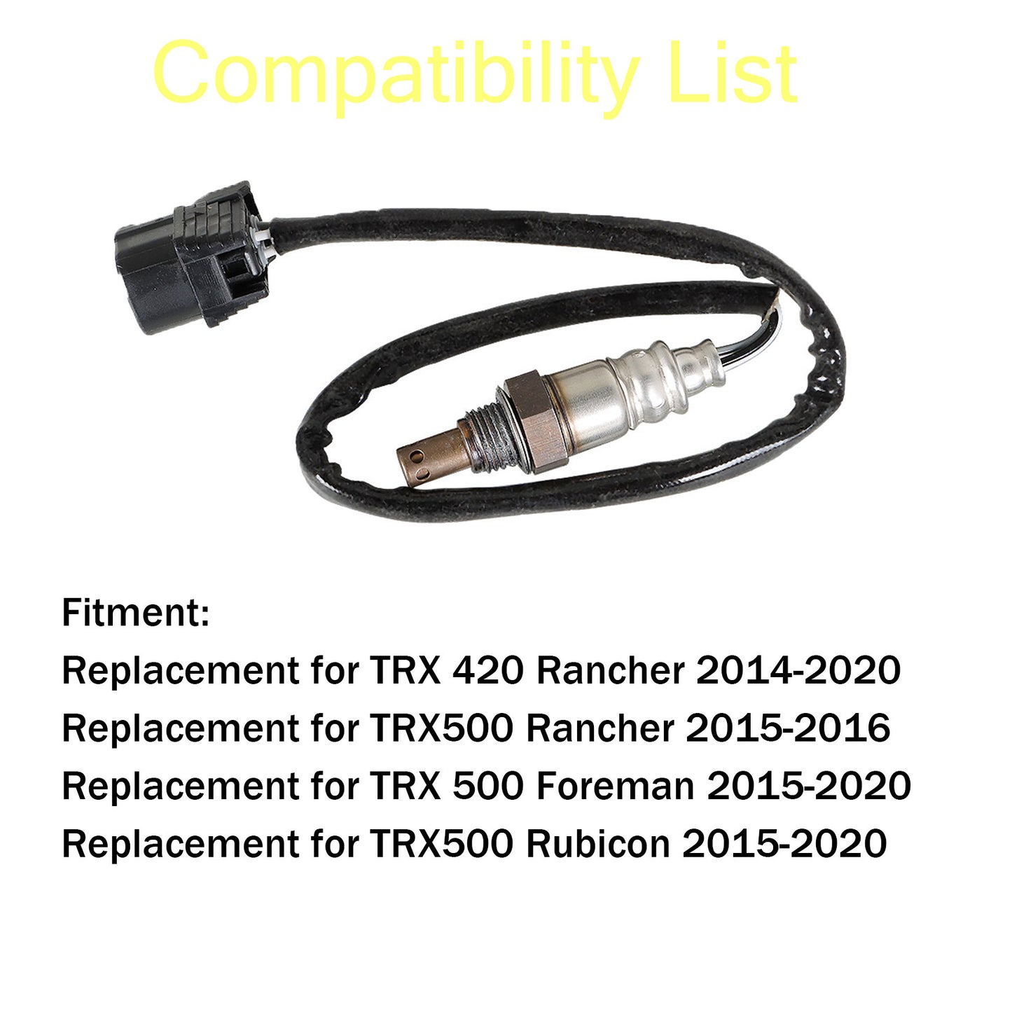 munirater For Honda Rancher 420 TRX420 O2 Oxygen Sensor 2014-2019 36531-Hr3-A22