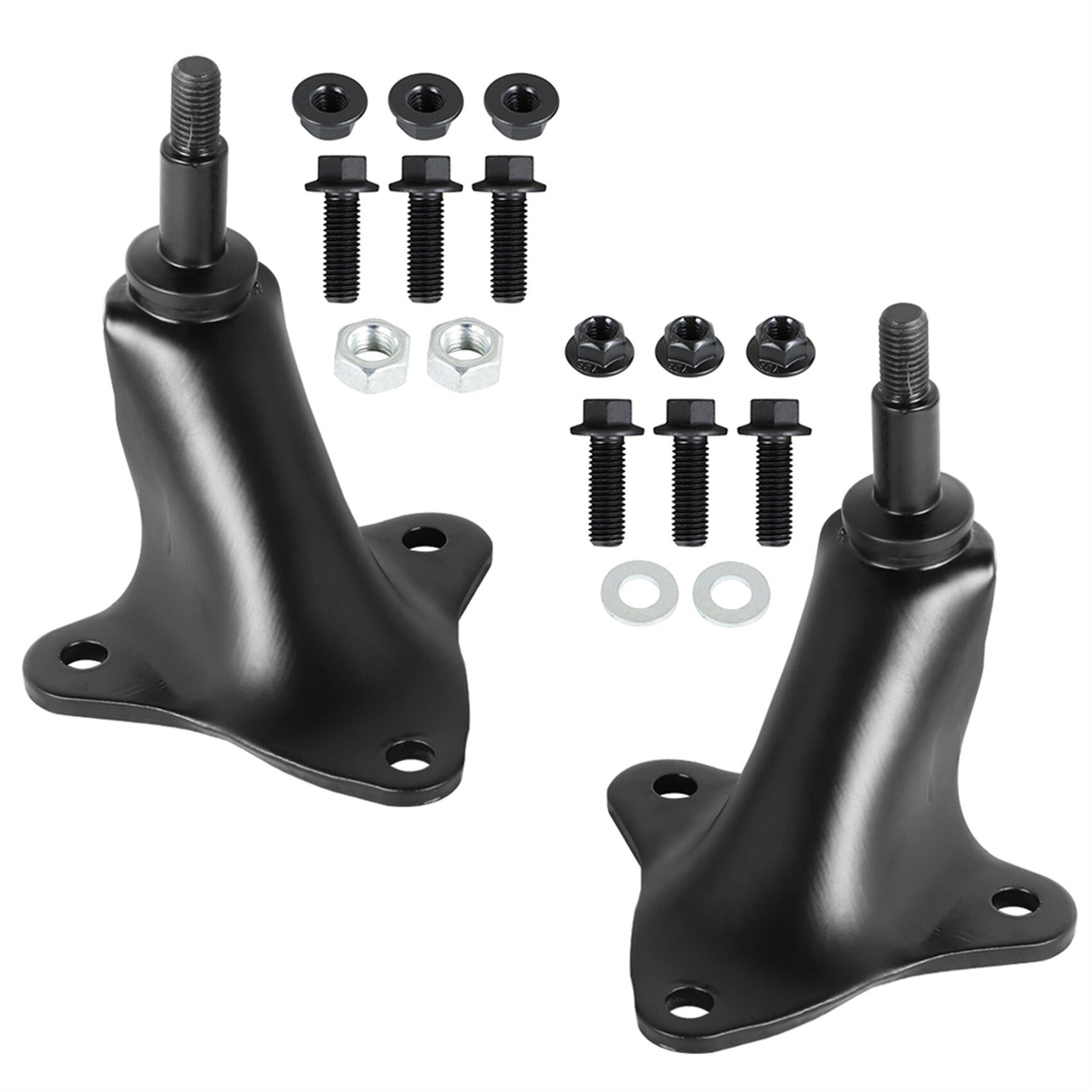 munirater 2-Pack Rear Upper Shock Mount Bracket Set Replacement for 80-97 F250 F350 Pickup Truck