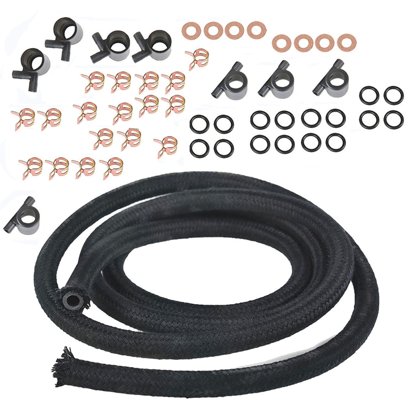 munirater Fuel Injector Return Line Kit Replacement for Ford Diesel Trucks 1988-1994 7.3 7.3L