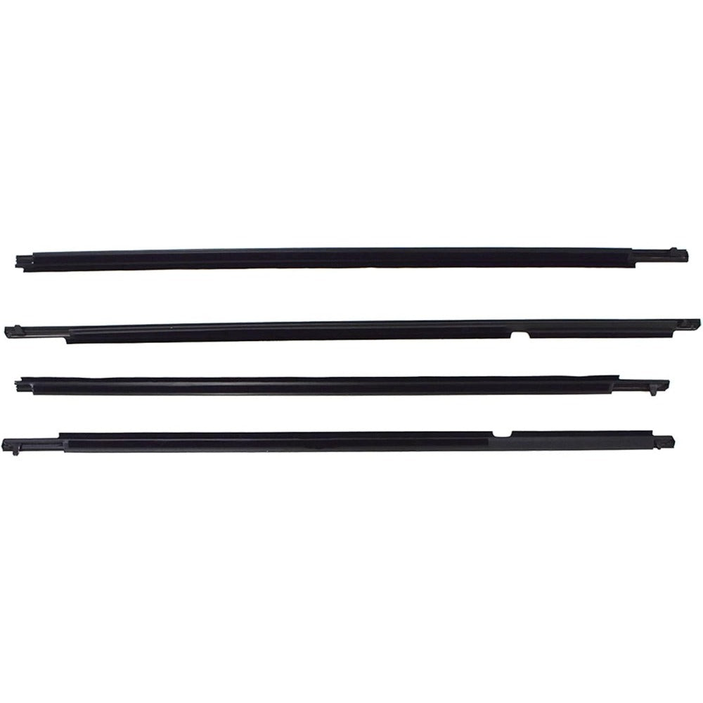 ABS Window Weatherstrip Molding Kit for 2008-2010 Toyota Highlander, 4-Piece