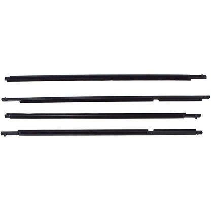 ABS Window Weatherstrip Molding Kit for 2008-2010 Toyota Highlander, 4-Piece