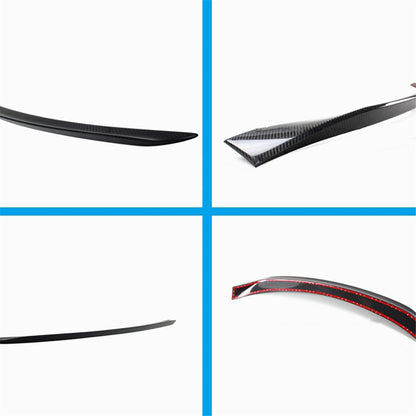 munirater Style Carbon Fiber Trunk Spoiler Wing Replacement for 2014-2020 Lexus IS200t IS250 IS350 AR