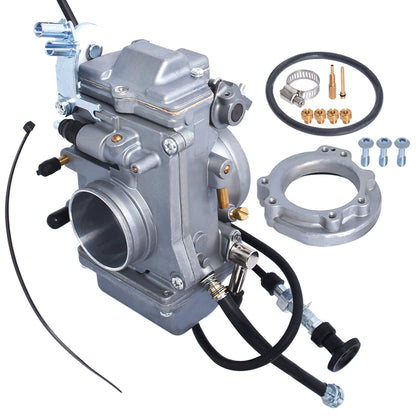 munirater Smoothbore Carburetor HSR45 45mm Replacement for EVO Twin Cam