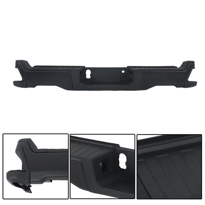 Black Steel Rear Bumper Assembly Replacement for F250 F350