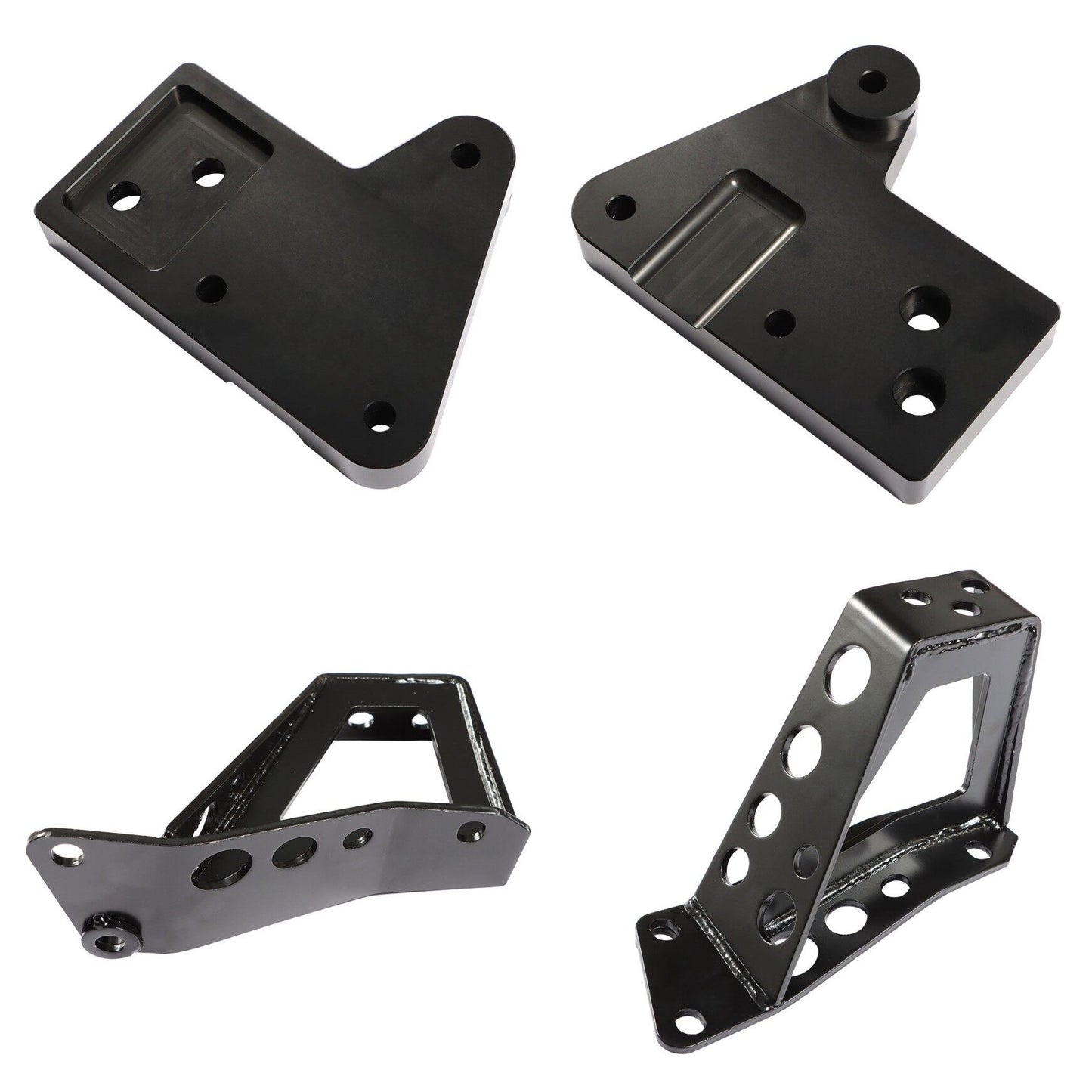 munirater Black Engine Swap Mount Replacement for Acura Honda 92-95 Civic 94-01 Integra K Series K20 K24 DC2 EG6 DC