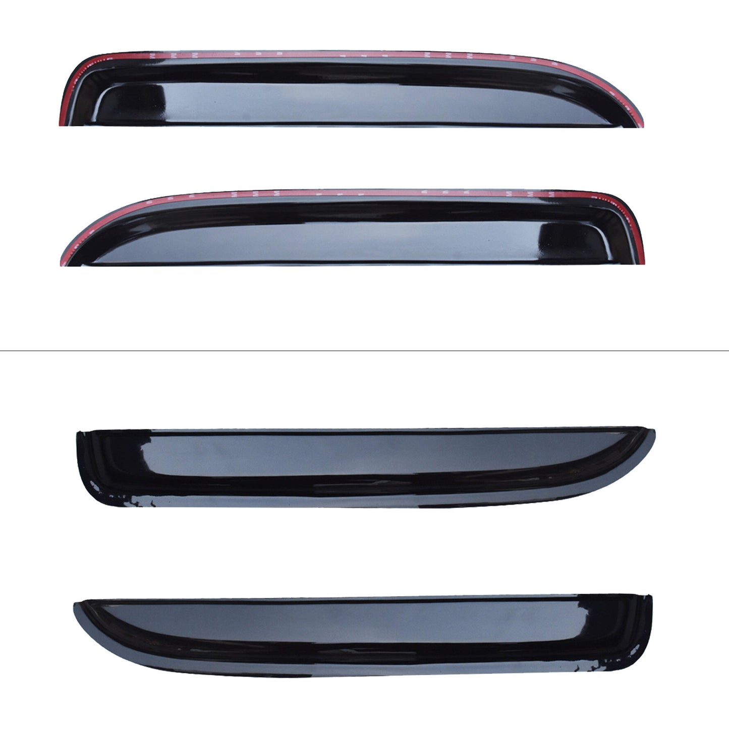 munirater Side Window Deflectors Visor Vent Rain Guard Replacement for 2002-2009 Ram Quad Cab