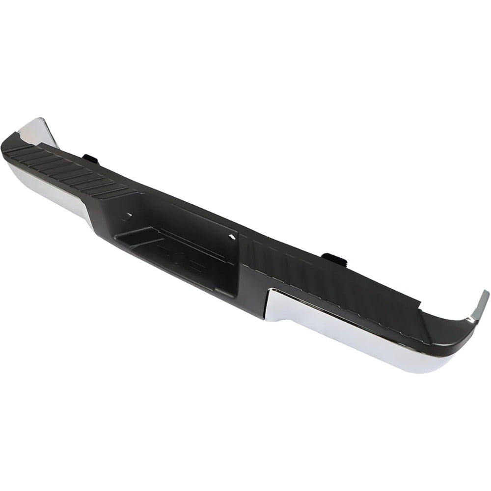 Chrome Rear Bumper Assembly for Ford F-150 2009-2014, without Sensor Holes, FO1103160