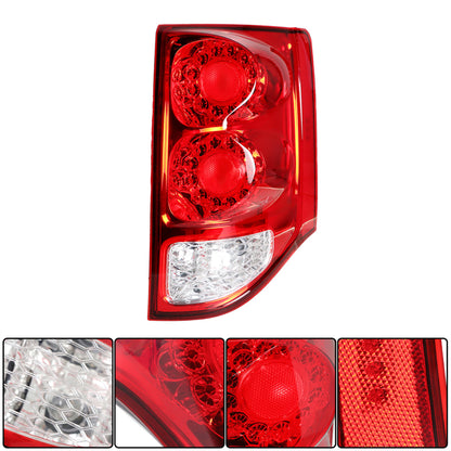 munirater Tail Light Assembly Clear Red LED Right Side Replacement for 2011-2020 Grand Caravan