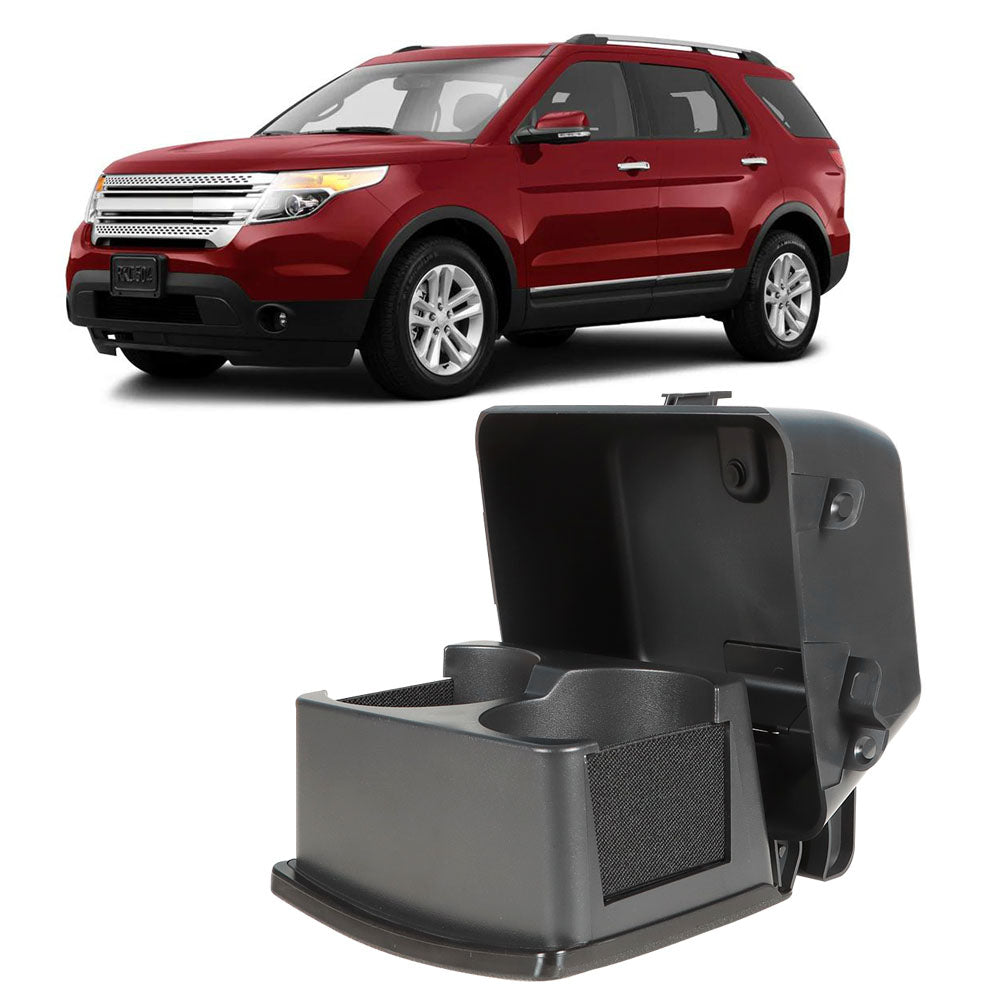 munirater Black Center Console Cup Holder Replacement for 2011-2015 Explorer BB5Z-7813562-BA
