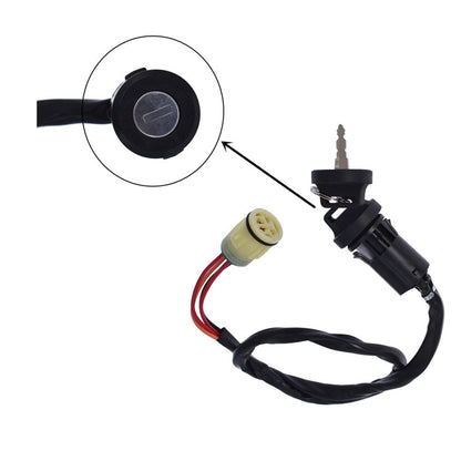 munirater Ignition Key Switch Replacement for TRX350FE TRX350FM Rancher TRX350TM Rancher S TRX350TE Rancher ES 2000-2006