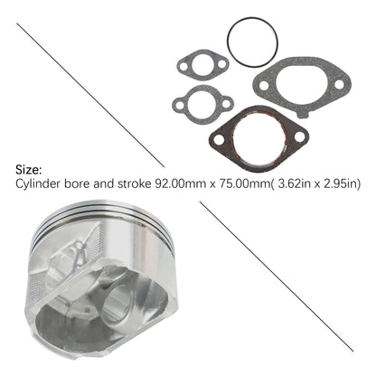 munirater Piston Cylinder Top End Kit Replacement for 1996-2010 Ranger Scrambler Sportsman 500