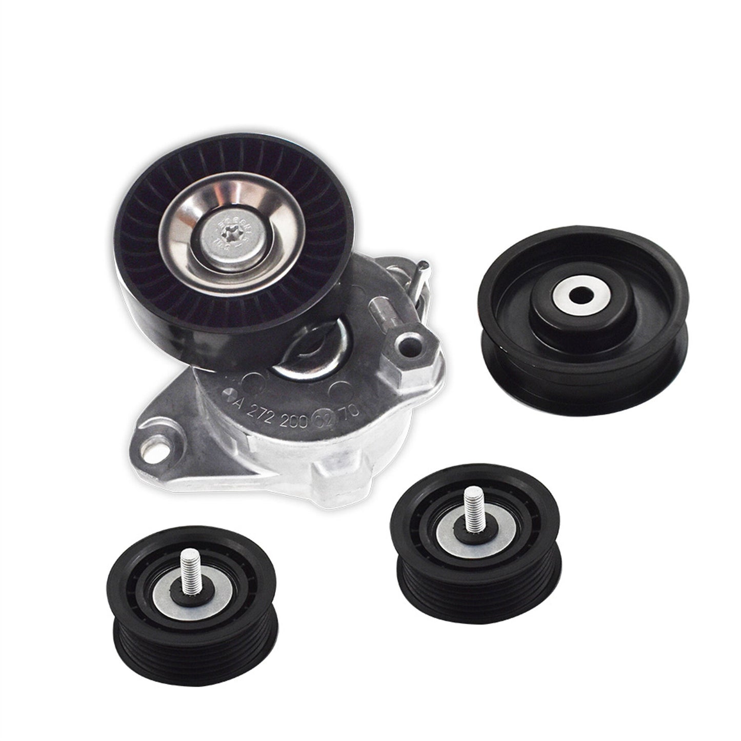 munirater Belt Tensioner w/Pulley+Idler Pulley For Mercedes C300 C350 E350 05-12