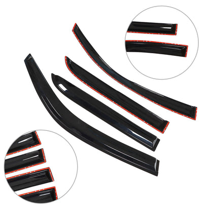 munirater Side Window Visors Rain Guard Wind Vent Shade Deflector Replacement for 1996-2002 Toyota 4runner 3rd Generation