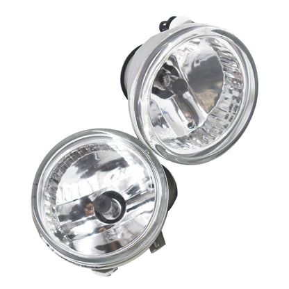 munirater Fog Lights Left+Right Side For 2004-2007 Toyota Highlander Clear Bumper Driving