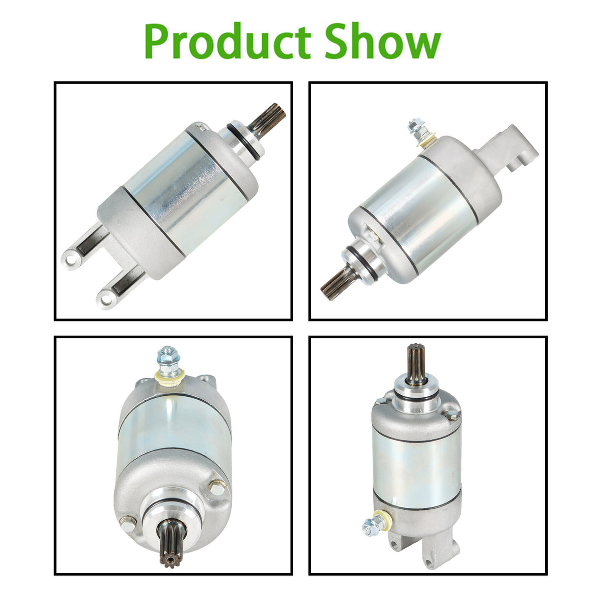 munirater Starter Motor Assembly Replacement for Yamaha YZF R6 YZF R6S FZ6 5EB-81890-00-00