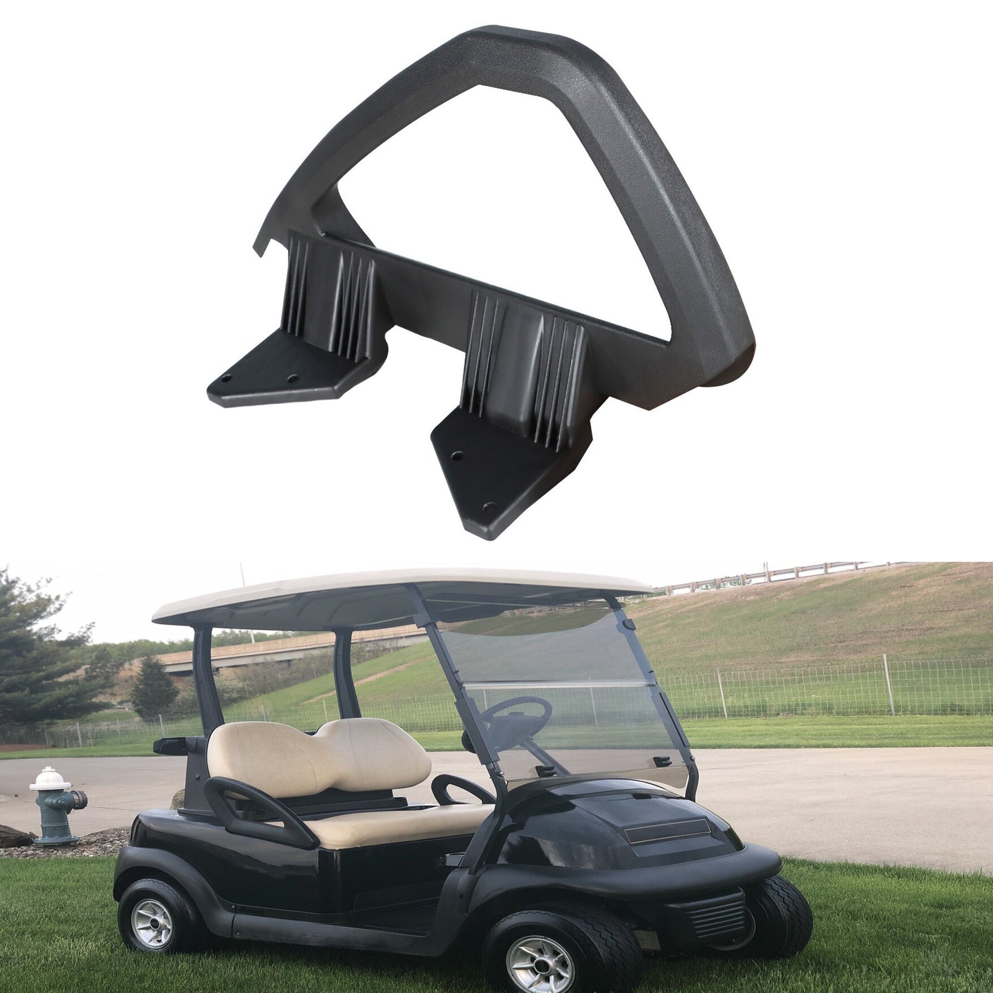 munirater Hip Restraint Passenger Side Replacement for 2000-2008 Club Car DS Golf Carts