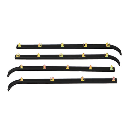 Window Sweep & Run Channel Weatherstrip Kit for 1987-1996 Ford F-Series, 6-Piece