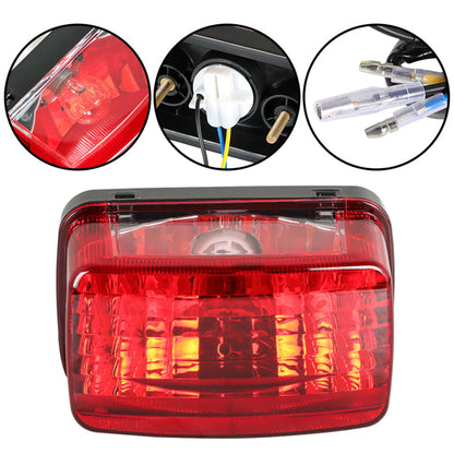 munirater Tail Light Assembly with Bulb Replacement for Bruin 350 YFM350 2x4 4x4 2004-2006/Kodiak 450 2003-2006/Rhino 660 2004-2007 5KM-84710-01-00 5KM-84710-00-00 5KM-8472C-10-00