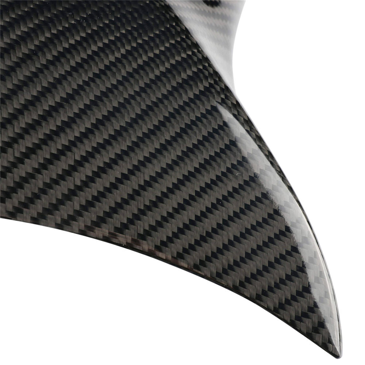 munirater 2PCS Side Mirror Cover Cap Gloss Carbon Fiber Black Replacement for 2013-2017 F30 F31 3-Series
