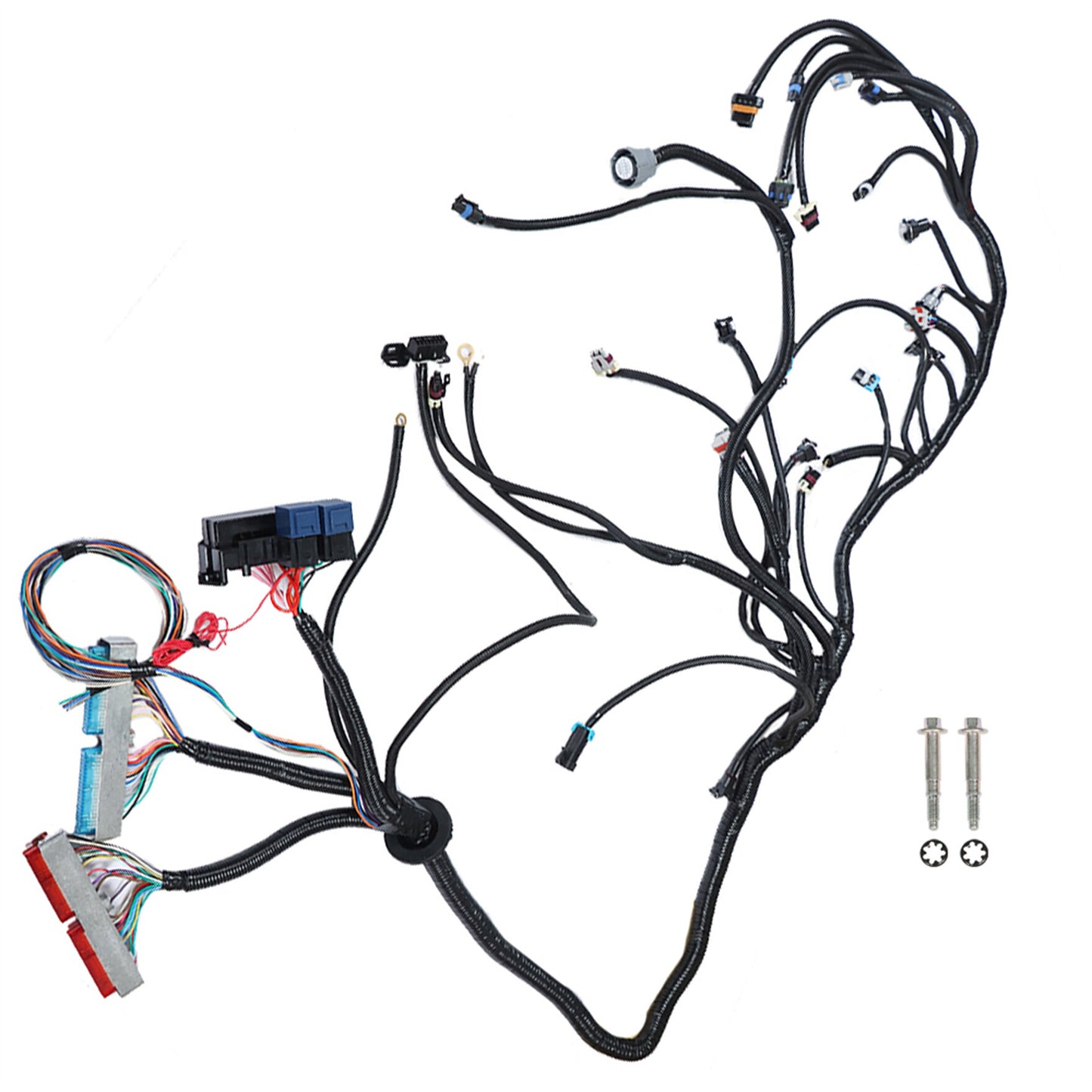 munirater Standalone Wiring Harness with 4L60E Replacement for 1998-2006 DBC LS1 Engine 4.8 5.3 6.0 Vortec T56 or Non-Electric Tran (Drive by Cable)