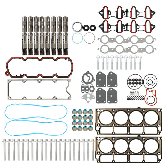 munirater Head Gasket Set Bolts Lifters For 2005-2014 GMC Buick Cadillac Chevrolet