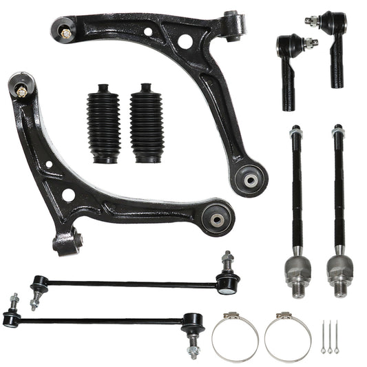 munirater 10-Pack Front Lower Control Arm Set & Suspension Kit K620325 K620326 ES3669 EV426 K90349 Replacement for 02-04 Honda Odyssey