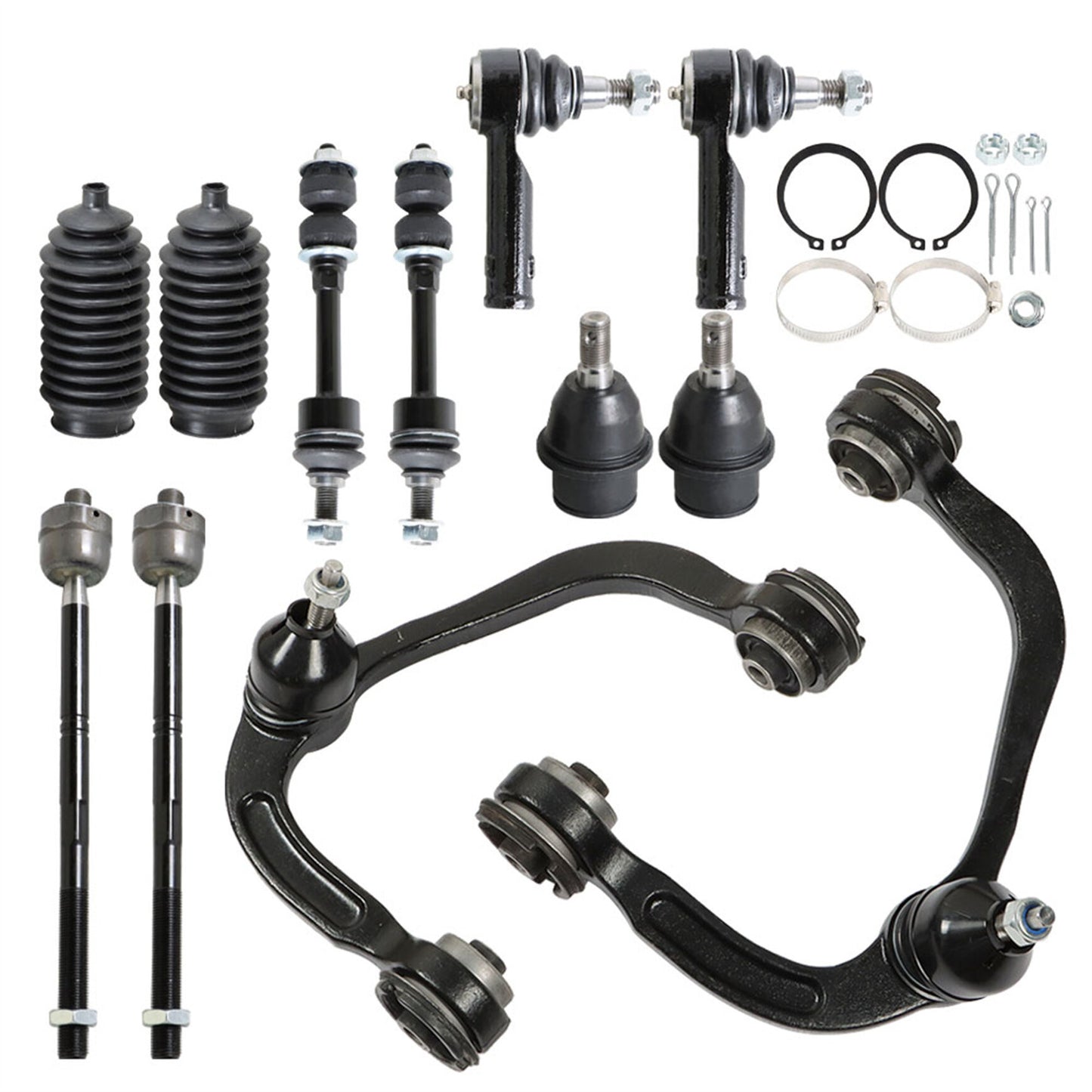 munirater 12-Pack Front Upper Control Arm Ball Joint Kit Replacement for 2005-2008 F-150/2006-2008 Lincoln Mark LT 2WD Only