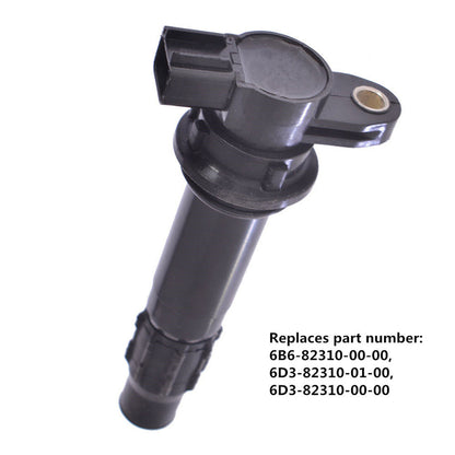 munirater Ignition Coil Replacement for Yamaha WaveRunner FX Cruiser FX1000A FX1100A FX1800 6D3-82310 - 01-00 6D3-82310 - 00-00 6B6-82310 - 00-00
