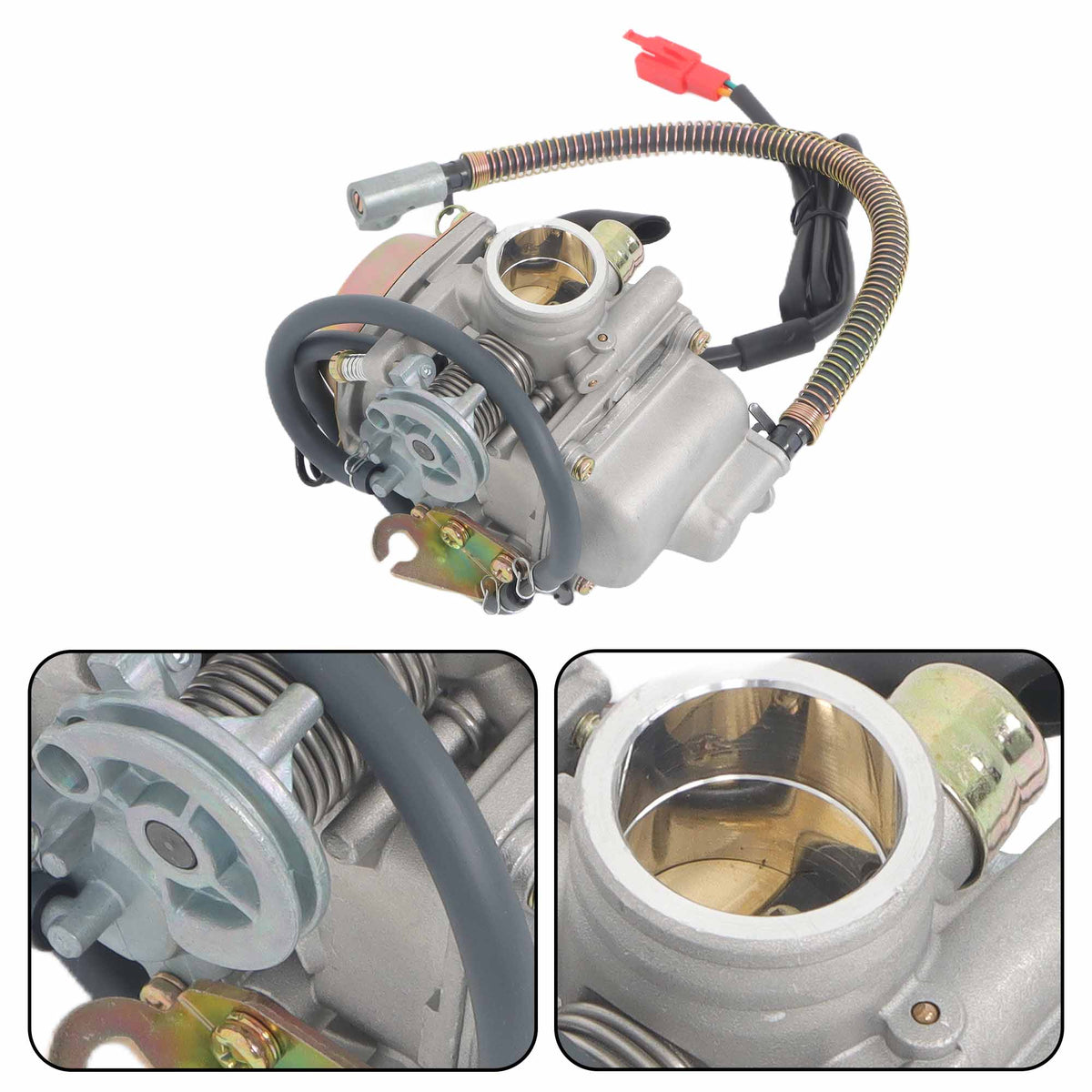 PD24J 24mm Carburetor Kit for GY6 125cc 150cc 4-Stroke Engines