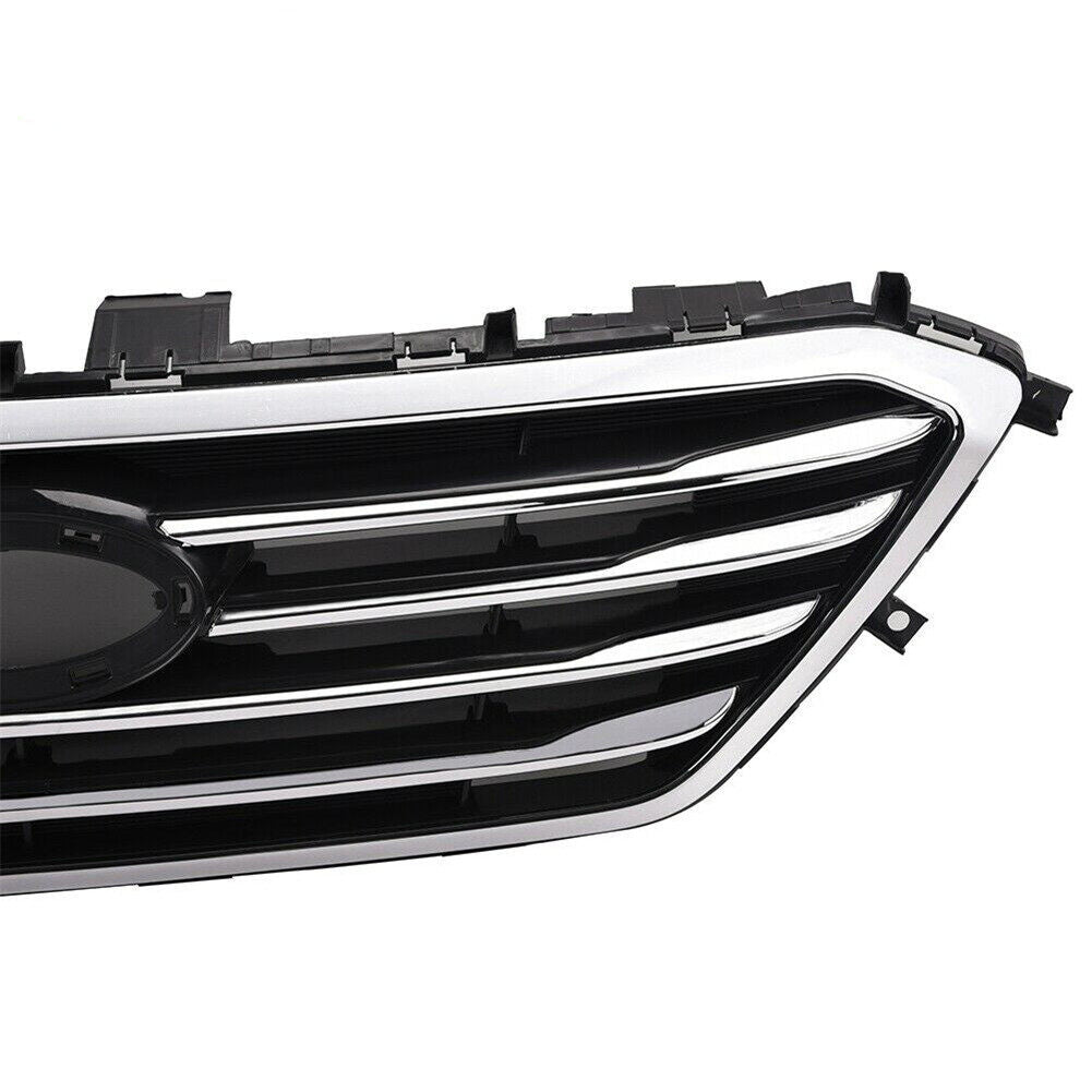 munirater Front Bumper Chrome Grill Factory Style Grille Replacement for 2015-2016 Hyundai Sonata