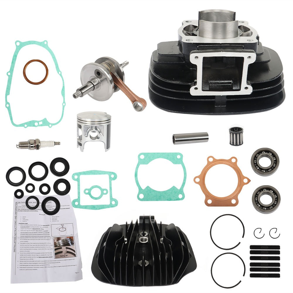 66mm Cylinder Piston & Gasket Kit for Yamaha Blaster 200 YFS200 1988-2006