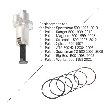 munirater Piston Cylinder Top End Kit Replacement for 1996-2010 Ranger Scrambler Sportsman 500