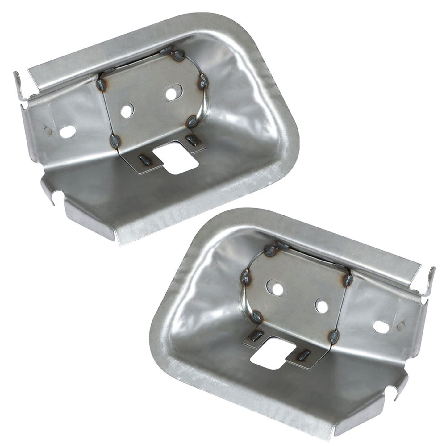 munirater Die Stamped Front Cab Mounts With Nutplates (Left & Right) Replacement for 1994-2002 Ram 1500 2500 3500