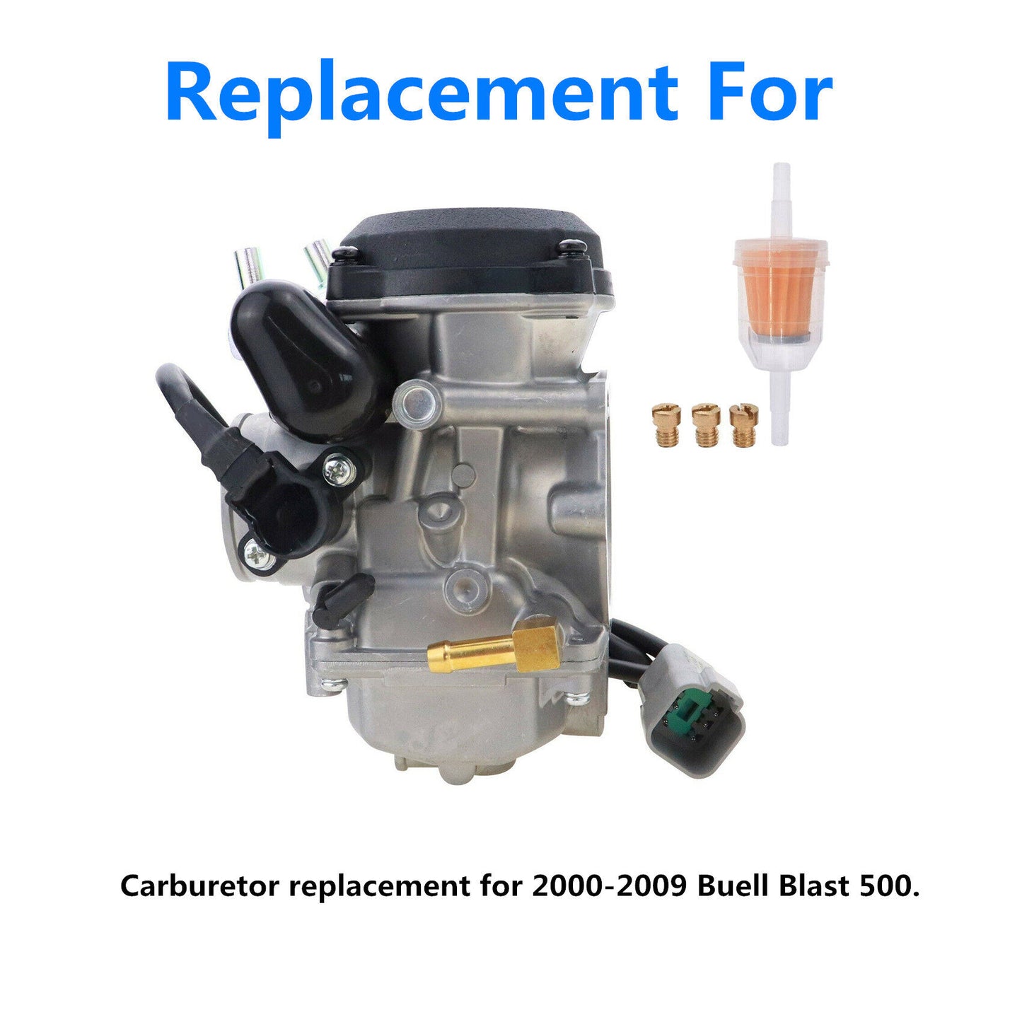 munirater Carburetor Replacement for 2000-2009 Buell blast 500 Carburetor Assembly 27404-00