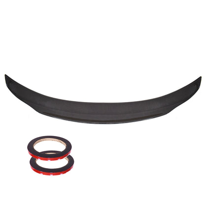 munirater Carbon Fiber Black Rear Trunk Spoiler Wing Replacement for 2015-2019 W205 C63 AMG
