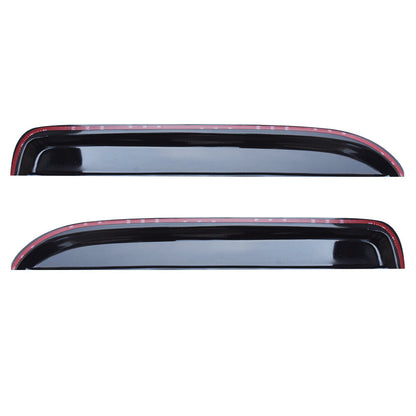 munirater Side Window Deflectors Visor Vent Rain Guard Replacement for 2002-2009 Ram Quad Cab