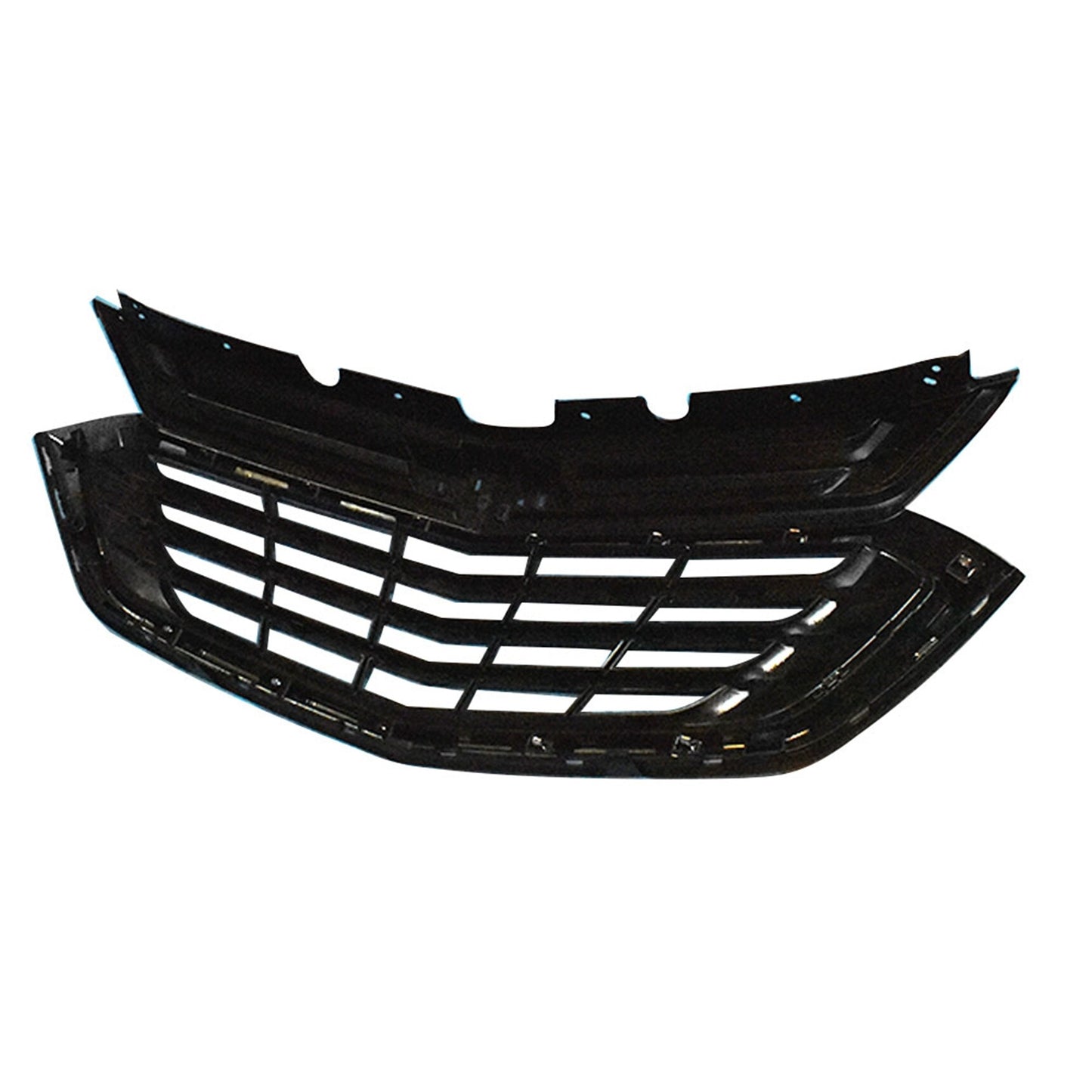 munirater Front Bumper Grille Grill Black Chrome Replacement for 2018-2020 Equinox L LS LT Midnight Premier Plus Sport Utility