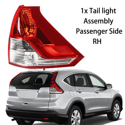 munirater Rear Right Tail Light Assembly Passenger Side Replacement for 2012-2014 Honda CRV 4-Door 33500-T0A-A01