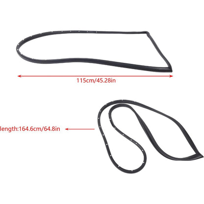 Rubber Door Weatherstrip Seal Kit for Oldsmobile 88 & GM Sedans, 4-Piece