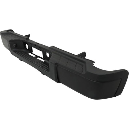 Black Rear Bumper Assembly for Chevrolet Silverado & GMC Sierra 2500 HD / 3500 HD 2011-2014, without Sensor Holes