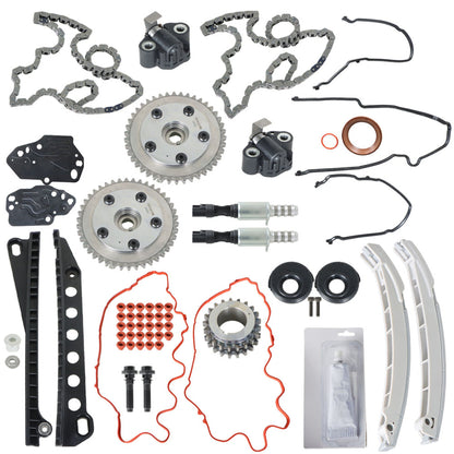 munirater Timing Chain Kit Cam Phasers VVT Valves Replacement for Expedition F-150 F-250 F-350 Mark LT Navigator 3R2Z6A257DA