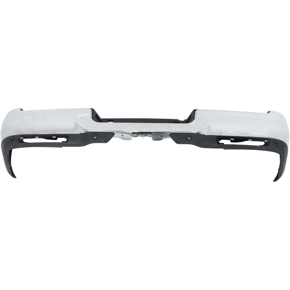 Chrome Rear Step Bumper for Ram 2500 2019-2024, with Sensor and Light Openings, CH1103185