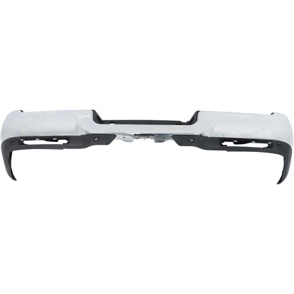 Chrome Rear Step Bumper for Ram 2500 2019-2024, with Sensor and Light Openings, CH1103185