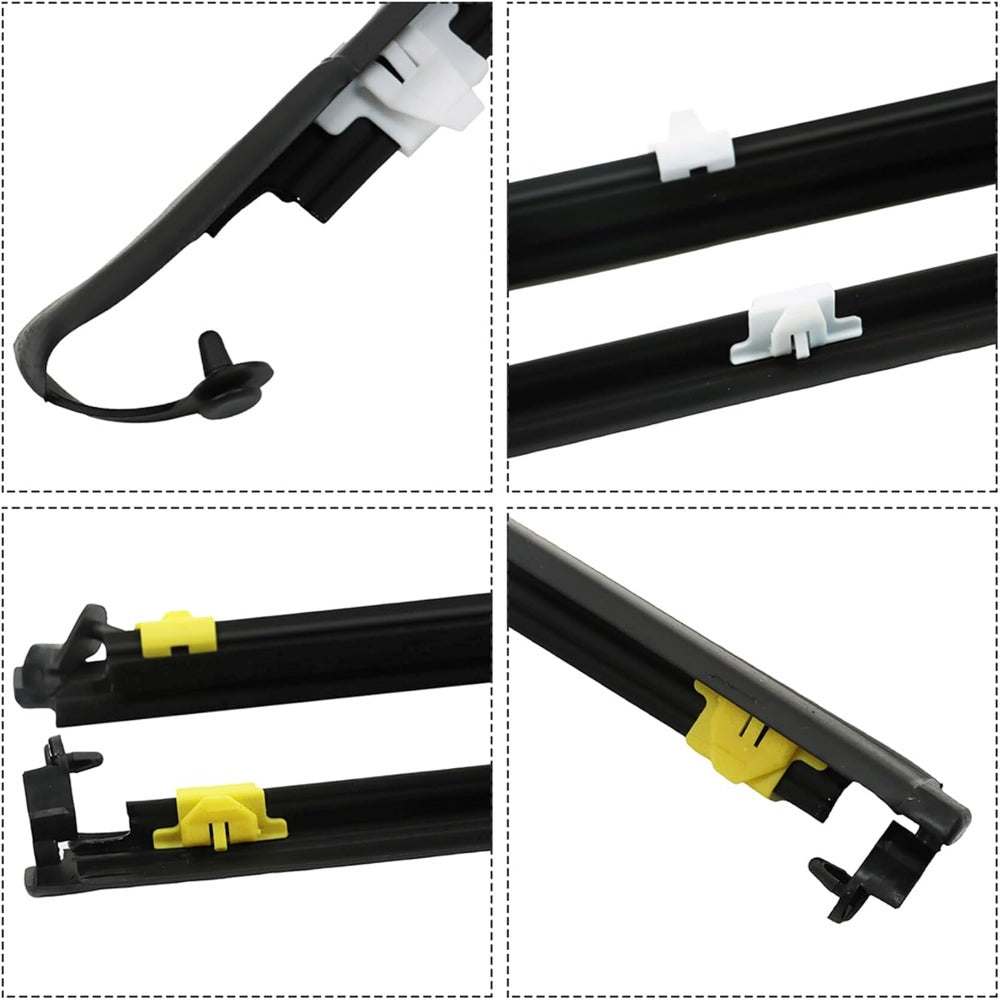 Door Glass Window Weatherstrip Kit for 1990-2005 Mazda Miata MX-5, 4-Piece