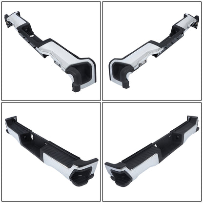Steel Rear Bumper Assembly Black Replacement for F250 F350