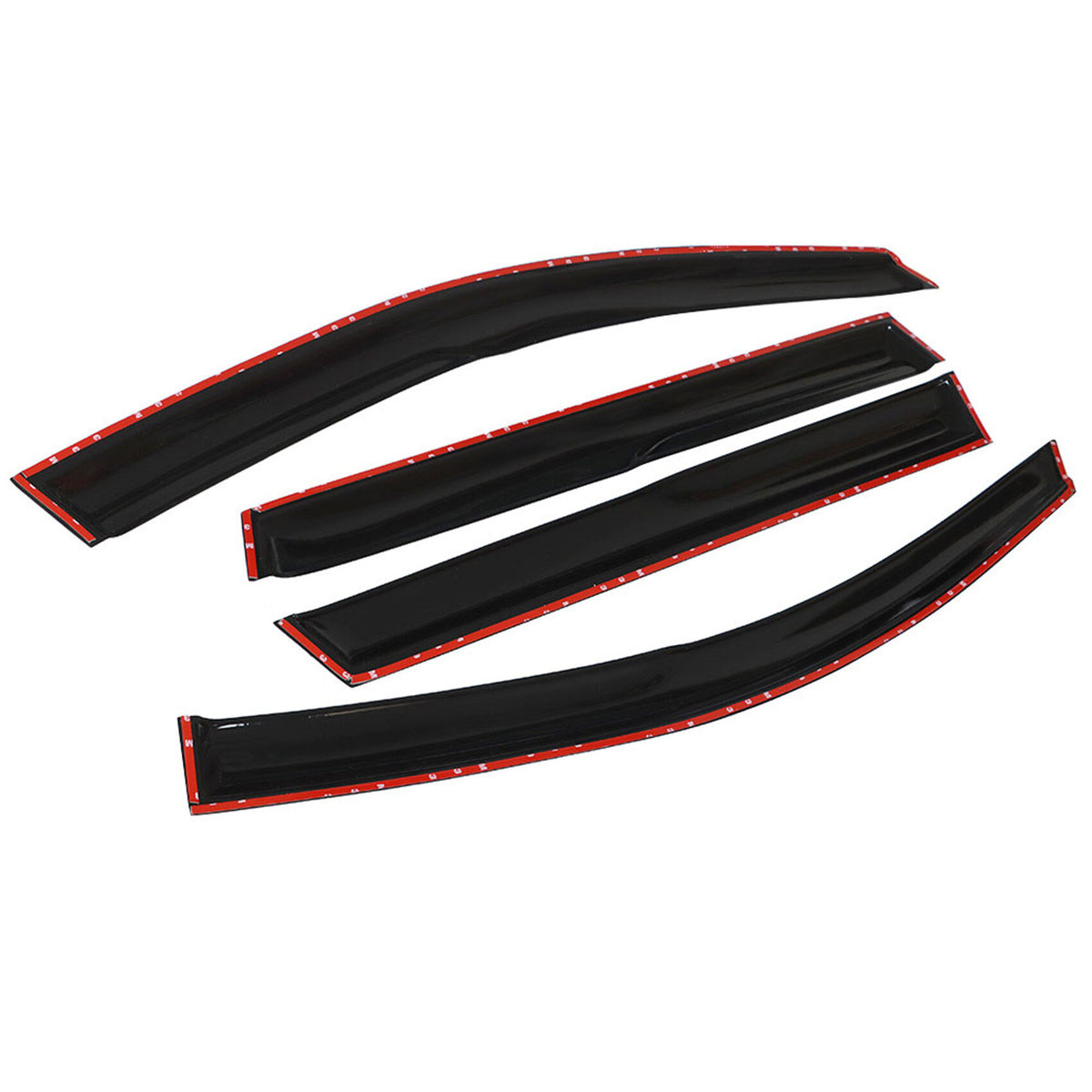 munirater Side Window Visors Rain Guard Wind Vent Shade Deflector Replacement for 2008-2017 Journey