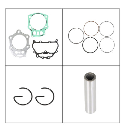 munirater Top End Rebuild Kit Cylinder Piston Rings 92mm Replacement for Foreman 500 TRX500FM TRX500FE TRX500FPE TRX500FPM TRX500FPA TRX500TM 2005-2011