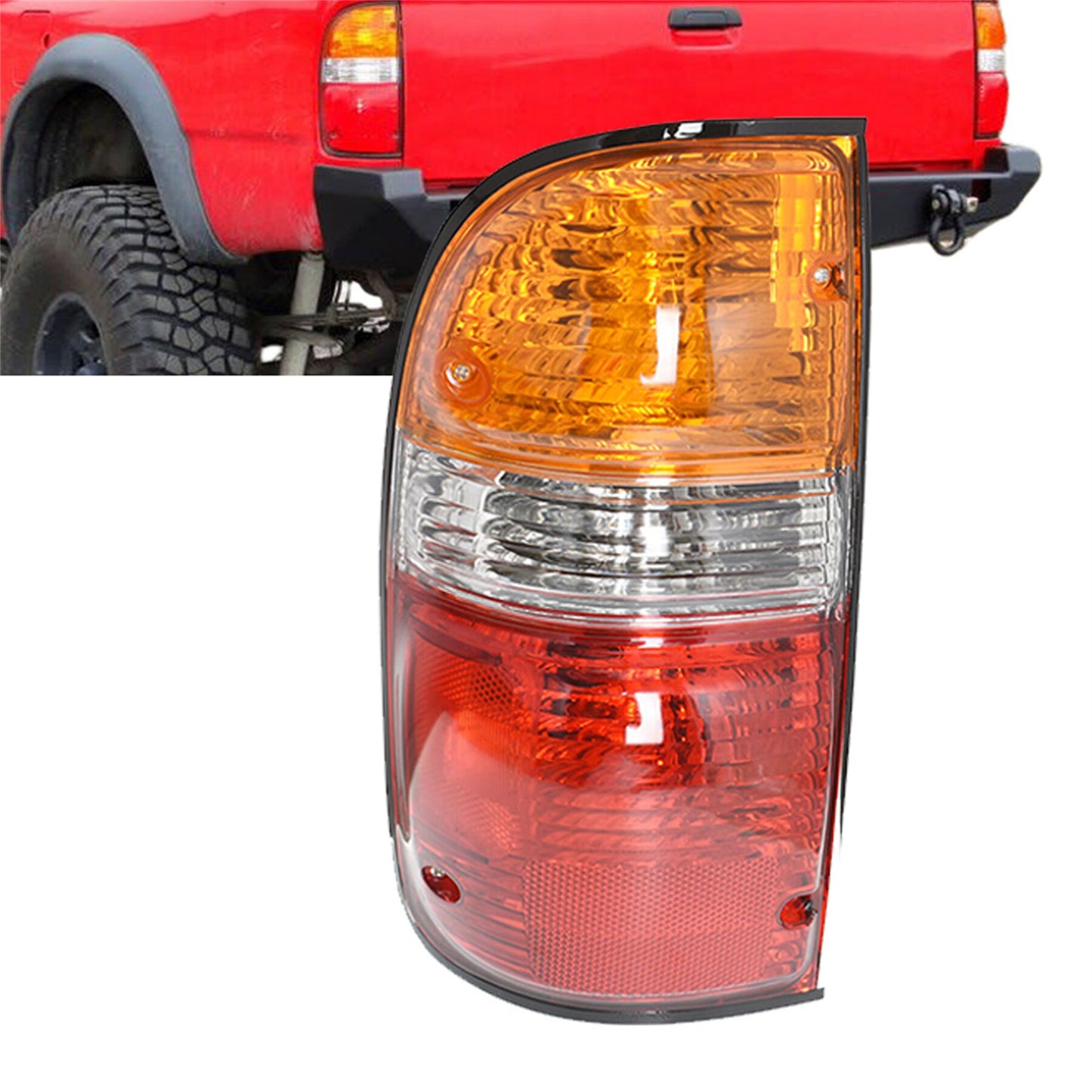 munirater Rear Left Driver Side Tail Light Replacement for 2001-2004 Toyota Tacoma TO2800139 8156004060