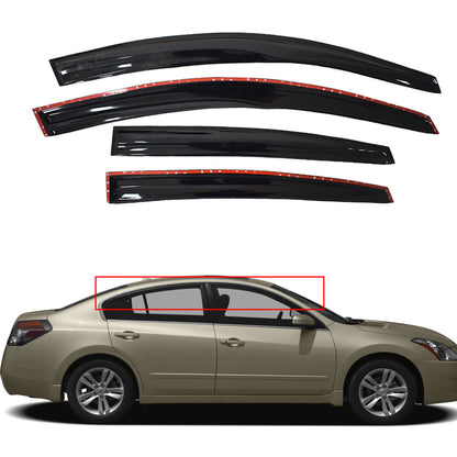munirater Window Visor Vent Rain Guard Deflector Replacement for 2007-2012 Nissan Altima Sedan